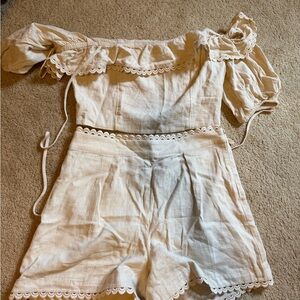 Express Cream Elastic Waist Garment